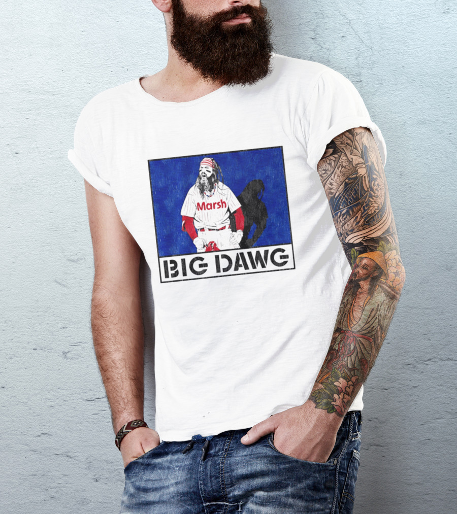 Brandon Marsh Philadelphia Phillies Big Dawg Marsh Baseball Player Image T-Shirt