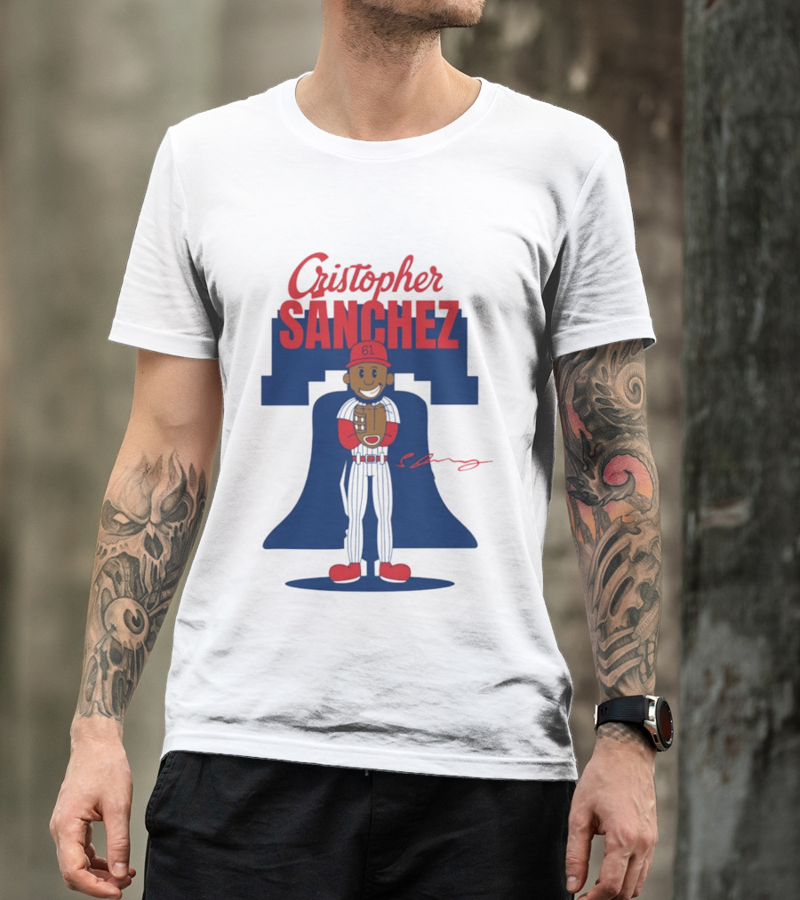 Cristopher Sanchez Phillies Cartoon Toddler 61 T-Shirt
