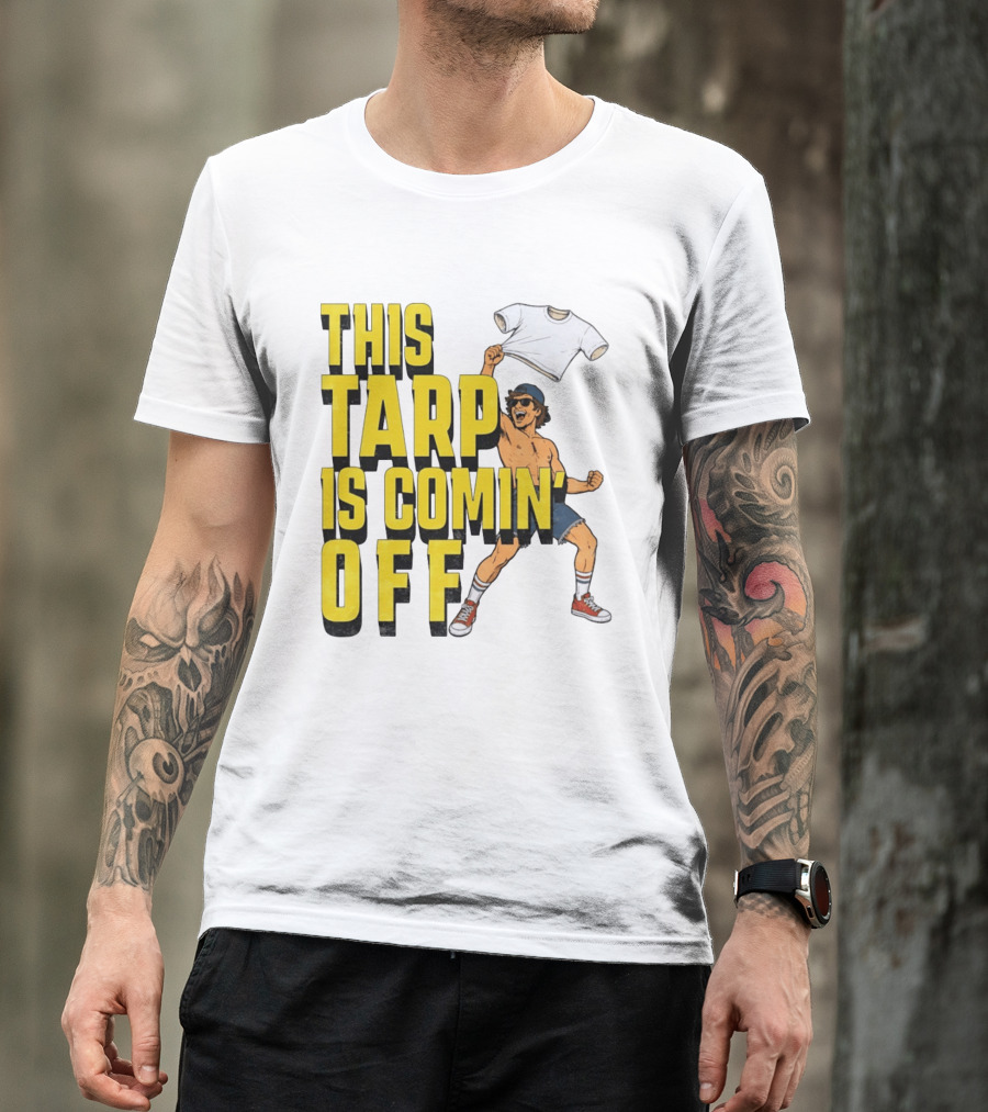This Tarp Is Comin Off Spud Grown Ups Adam Sandler Kevin James Chris Rock T-Shirt