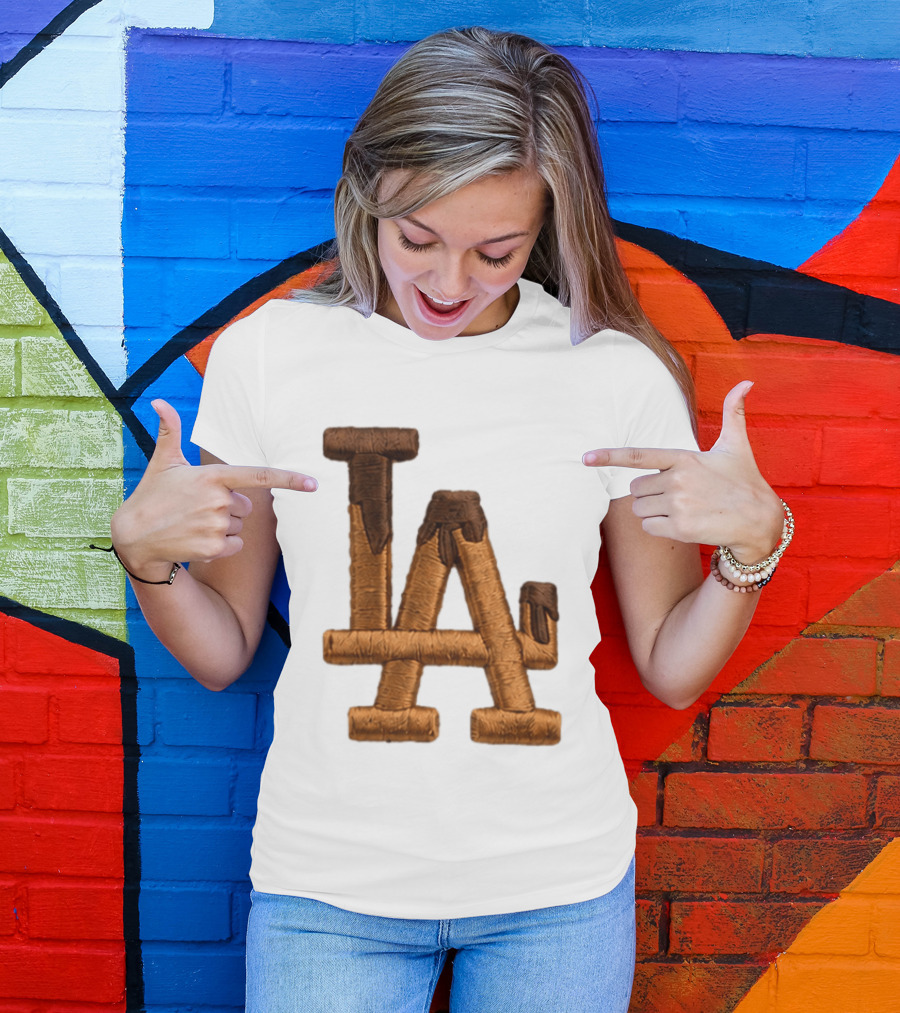 2026 Los Angeles Dodgers Ice Cream Sprinkles LA Baseball Hat T-Shirt