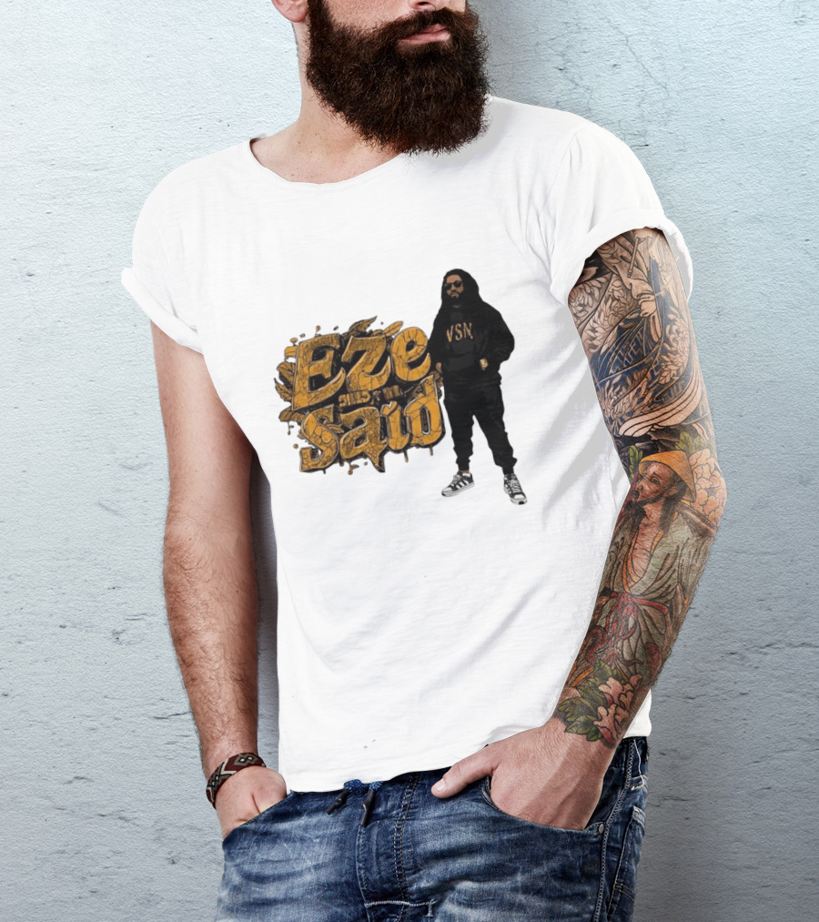 Eze Said Hip Hop Graffiti Style With VSN And Sneakers T-Shirt