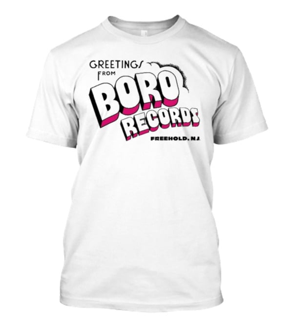 Greetings From Boro Records Freehold NJ T-Shirt