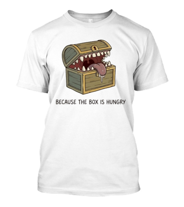 Mimic Chest Monster Because The Box Is Hungry Dungeons And Dragons Fantasy Gaming Creature T-Shirt
