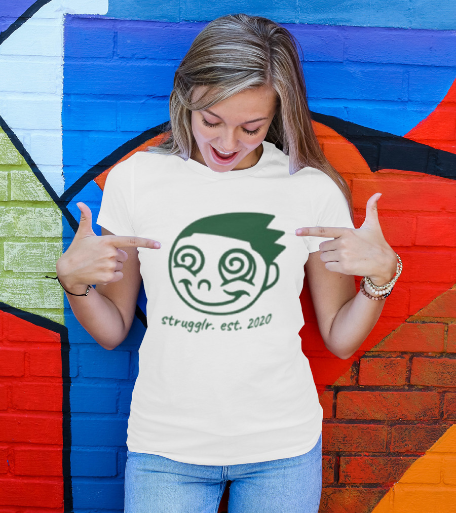 Struggling Together Est 2023 Spiral Eyes Face T-Shirt