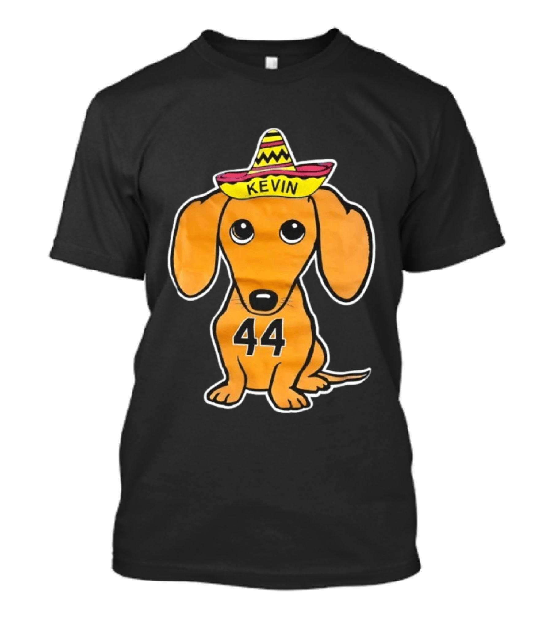Cinco De Mayo Wiener Dog Kevin Sombrero 44 T-Shirt