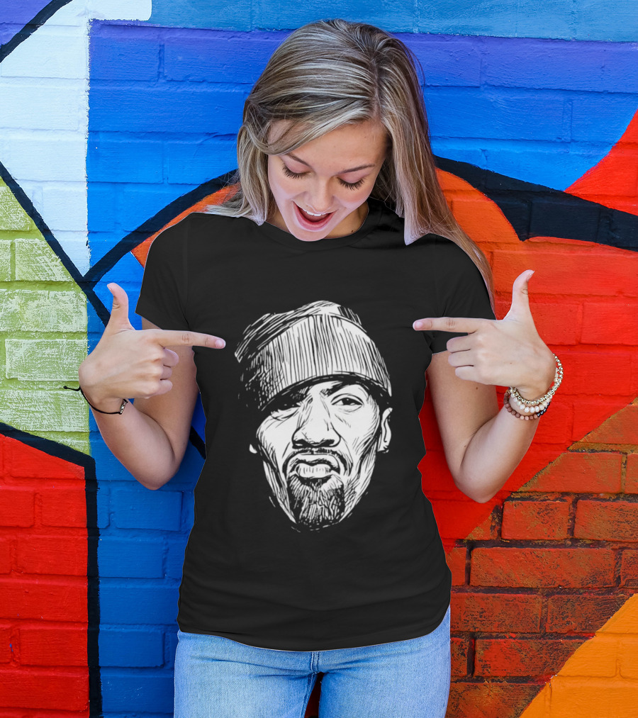 Redman Hip Hop Big Face Beanie Expression T-Shirt