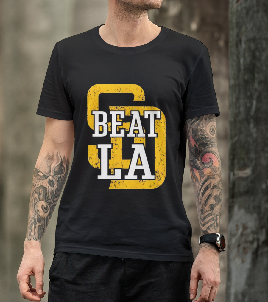 San Diego Padres Beat LA Dodgers Victory T-Shirt