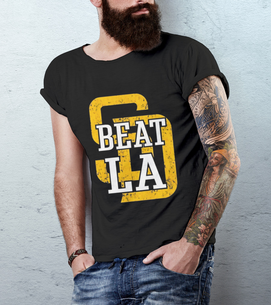 San Diego Padres Beat LA Dodgers Victory T-Shirt