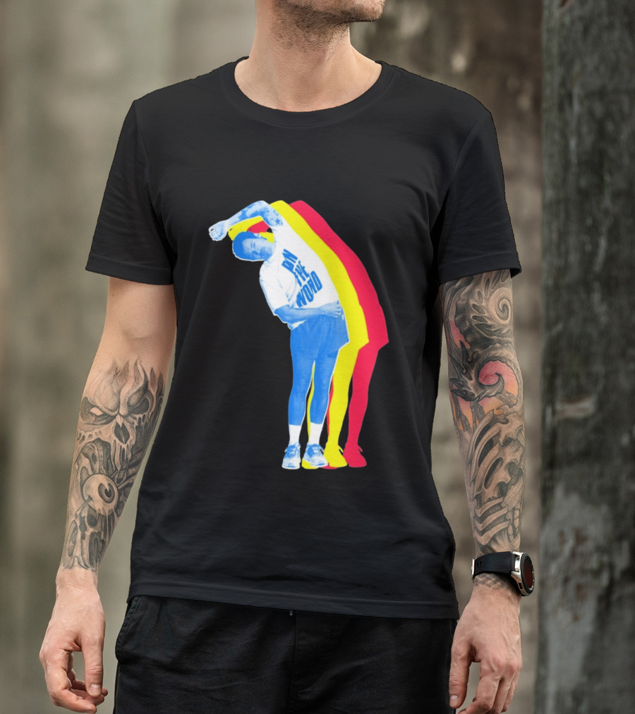 BNLDFWD Stretch Harry Retro Colorful Fitness Vibes T-Shirt