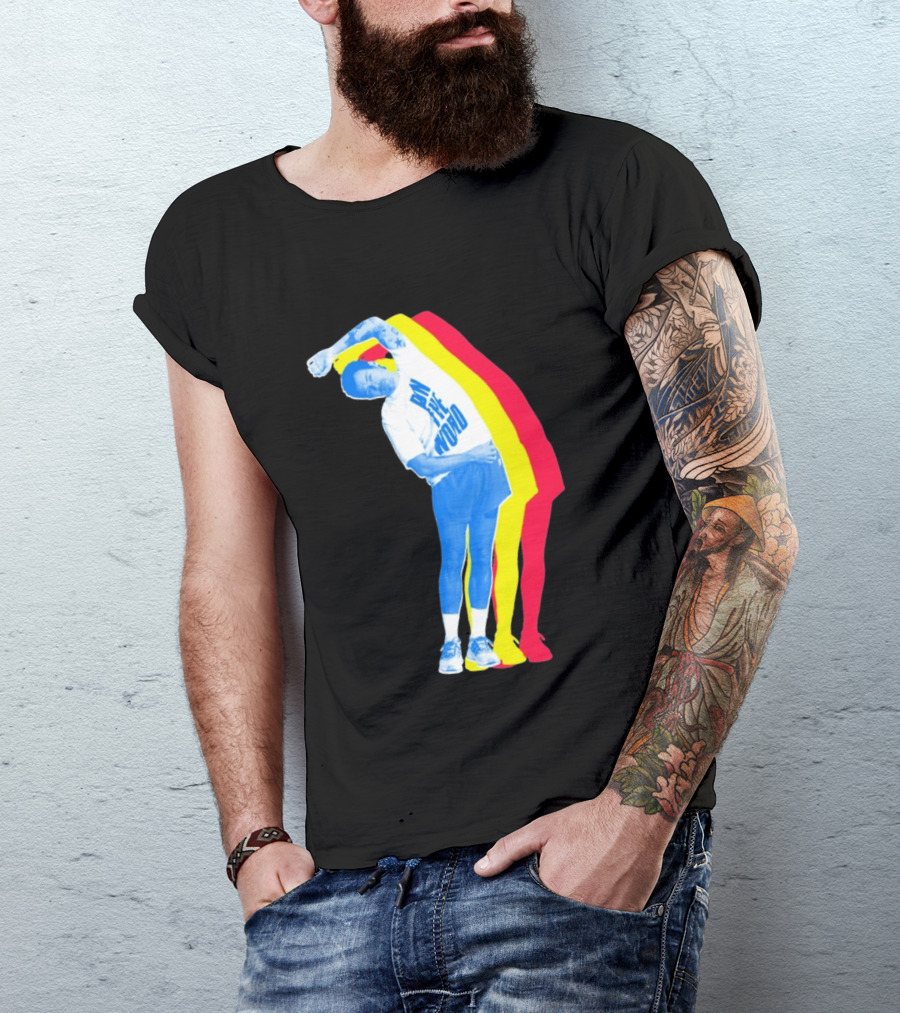BNLDFWD Stretch Harry Retro Colorful Fitness Vibes T-Shirt