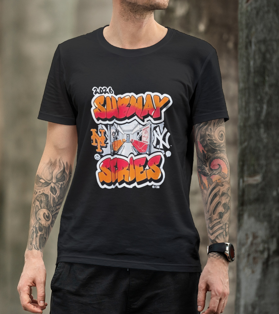 2026 Subway Series New York Yankees Vs Mets Baseball T-Shirt