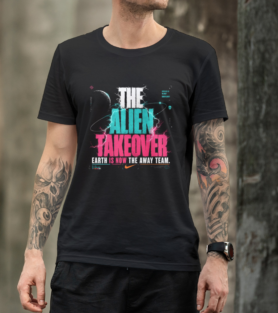 Victor Wembanyama NBA Nike The Alien Takeover Earth Is Now The Away Team T-Shirt