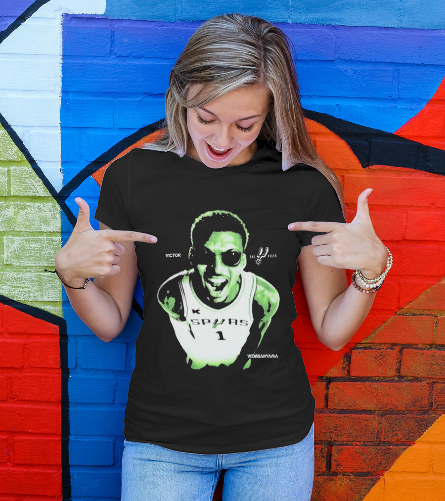 Victor Wembanyama Wemby Alien Spurs NBA 1 T-Shirt