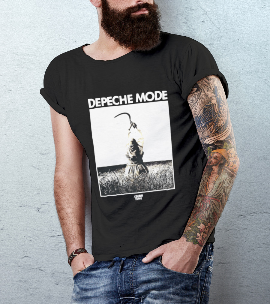 Depeche Mode A Broken Frame Album Wheat Field Scythe Image T-Shirt