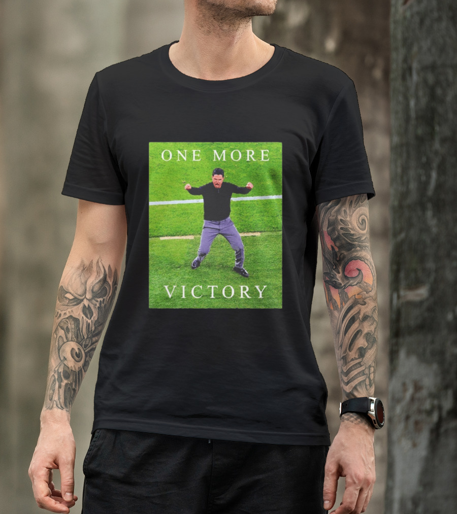 Arsenal Mikel Arteta One More Victory Celebration T-Shirt