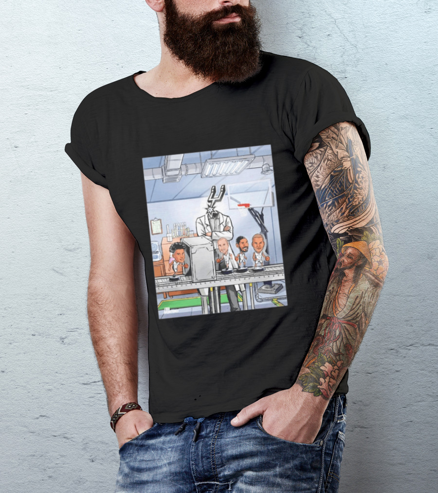 San Antonio Spurs Factory Laboratory Producing Star Players T-Shirt