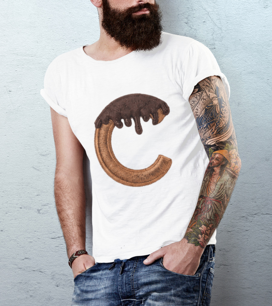 2026 Cubs Chocolate Dipped C Embroidery T-Shirt