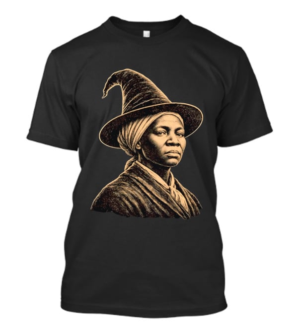 Wizard Hat Harriet Tubman Magic Historical Fusion T-Shirt