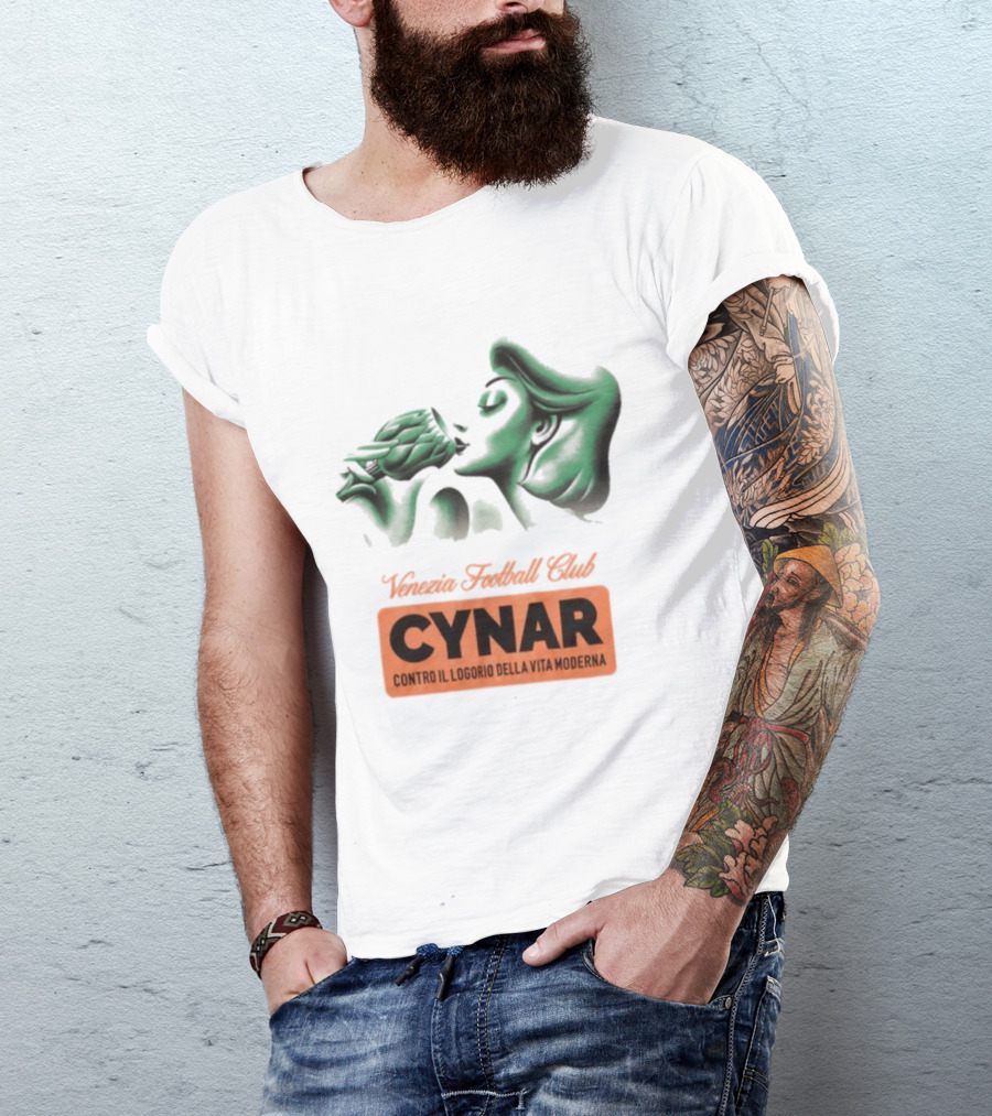 Venezia Football Club Cynar Contro Il Logorio Della Vita Moderna Artichoke Head T-Shirt