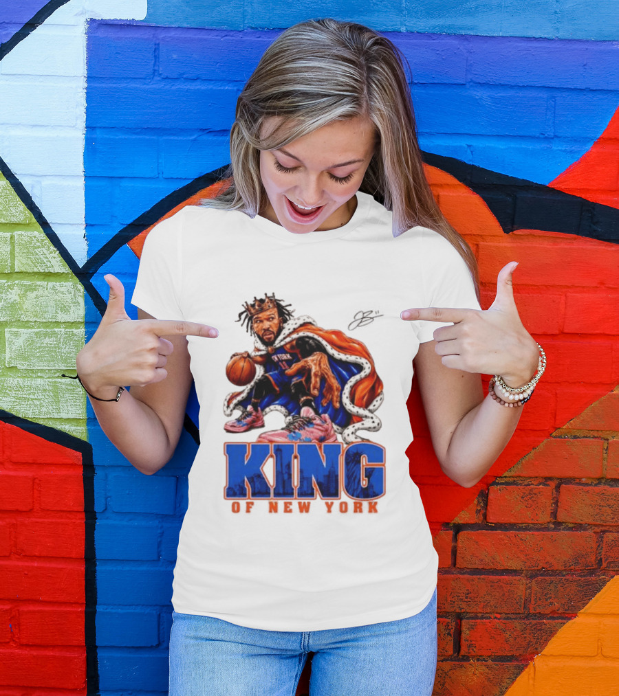 Jalen Brunson 2026 King Of New York Knicks NBA Basketball T-Shirt