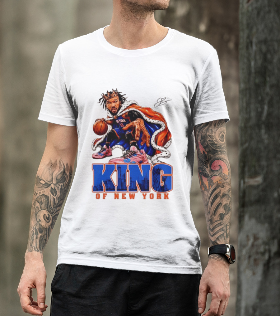 Jalen Brunson 2026 King Of New York Knicks NBA Basketball T-Shirt