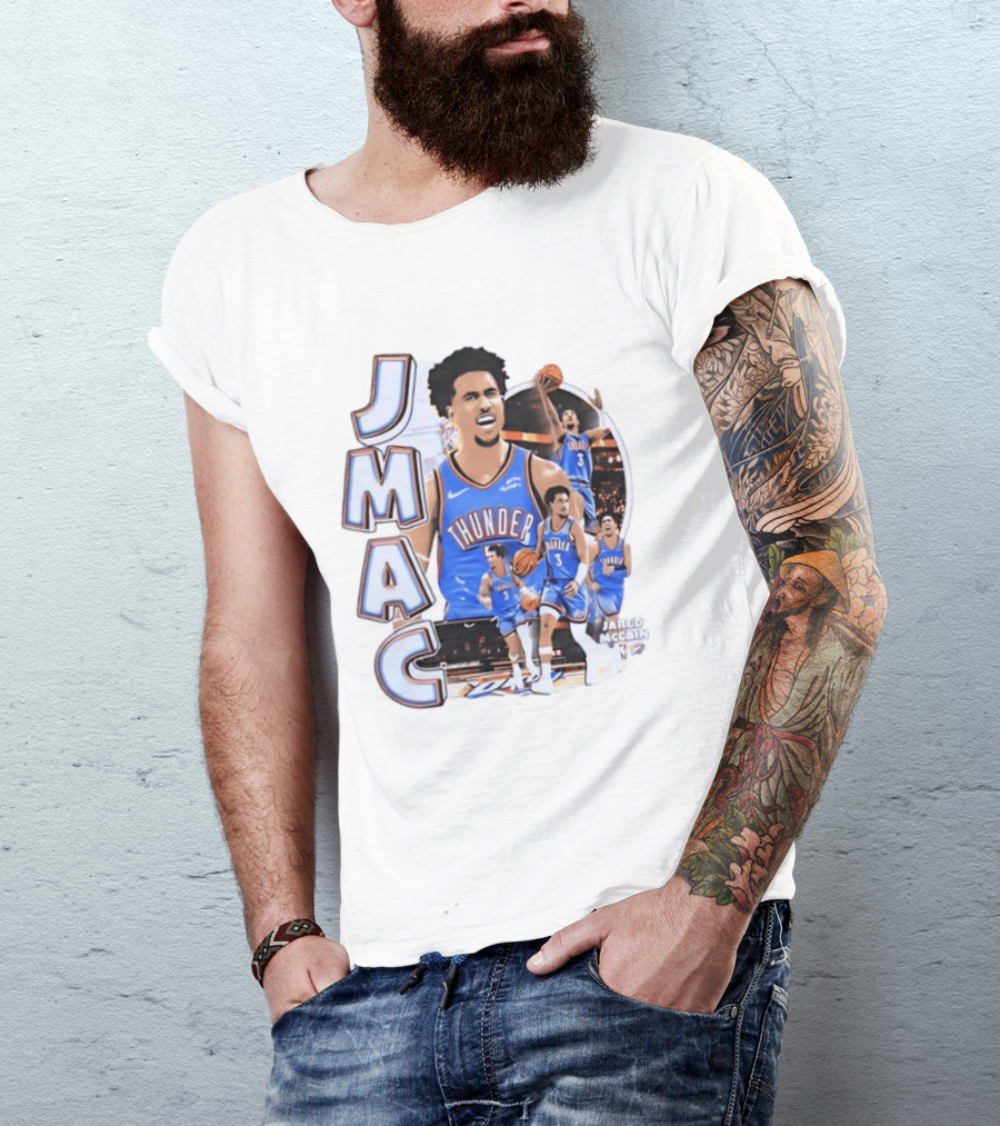 Jared McCain J MAC Oklahoma City Thunder NBA T-Shirt