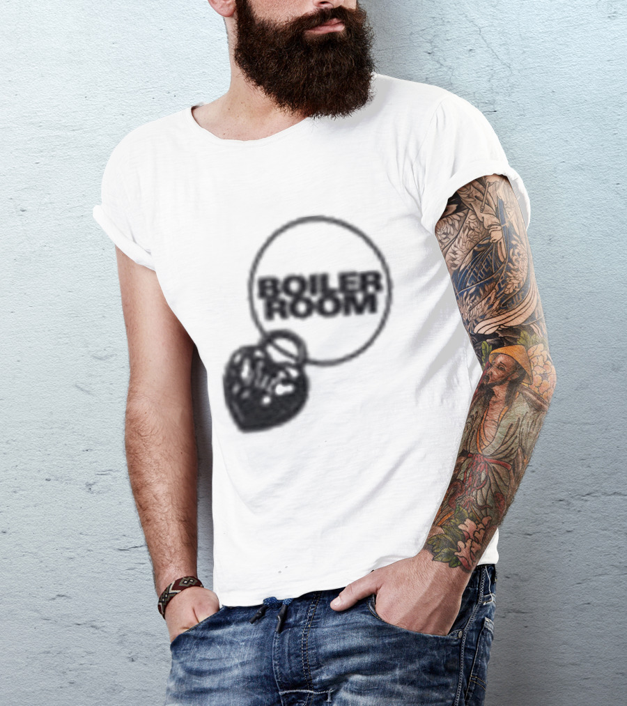 Paris Lovers Boiler Room Heart Lock T-Shirt