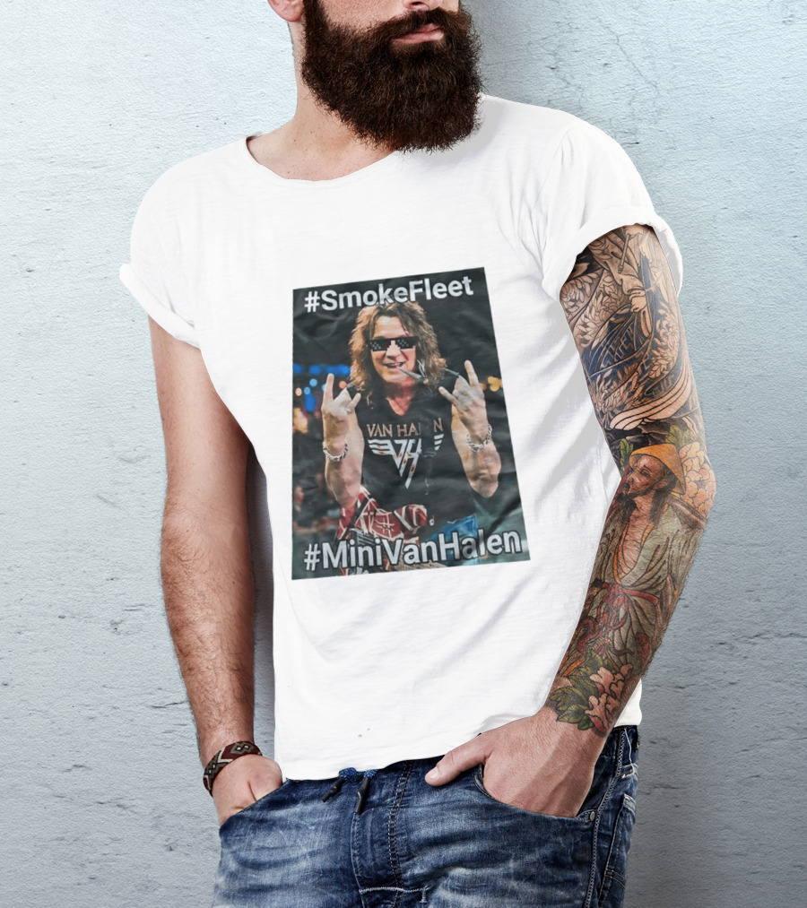 #SmokeFleet Van Halen MiniVanHalen Retro Rock T-Shirt