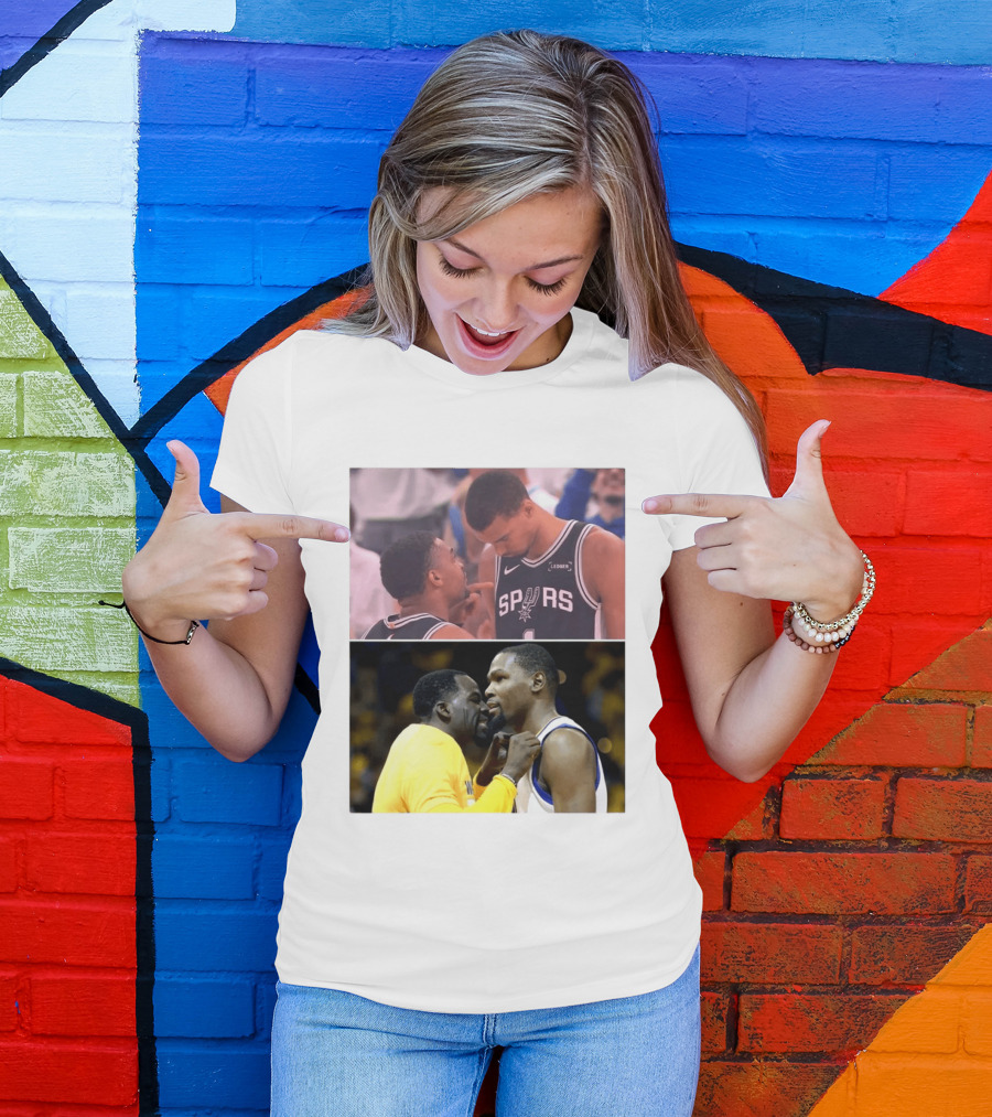 Wemby Keldon Johnson Spurs Draymond Meme Recreation T-Shirt