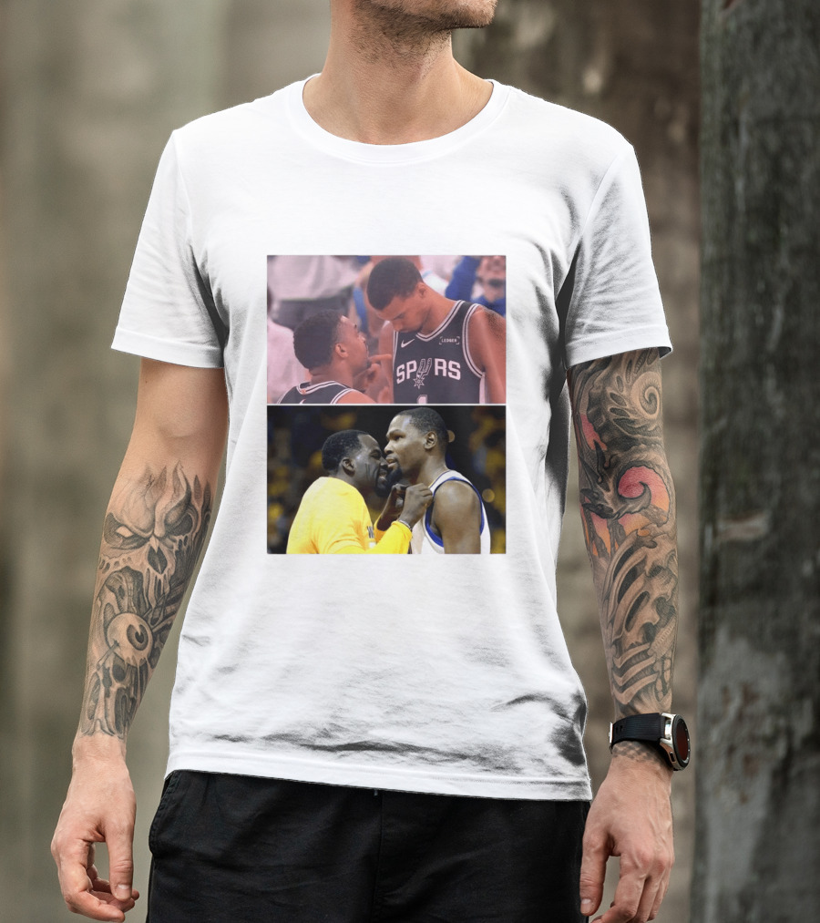 Wemby Keldon Johnson Spurs Draymond Meme Recreation T-Shirt