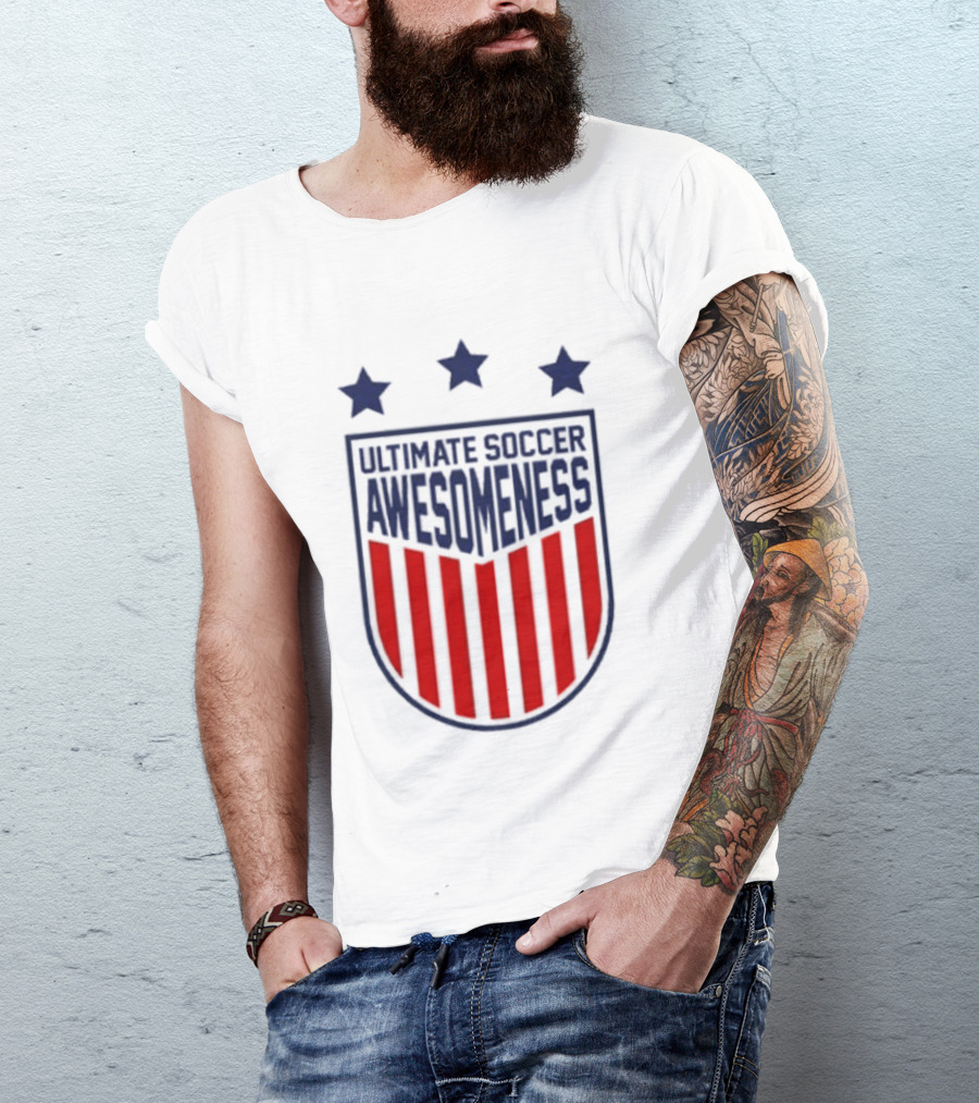 Ultimate Soccer Awesomeness Stars Stripes T-Shirt