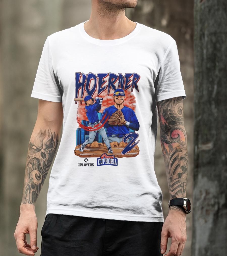 Nico Hoerner Chicago Cubs Euphoria The Players 2 Major League Baseball T-Shirt