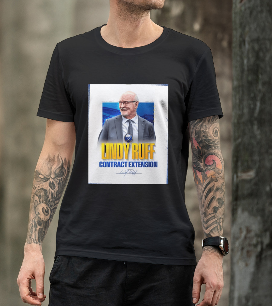 Buffalo Sabres Lindy Ruff Head Coach Contract Extension T-Shirt