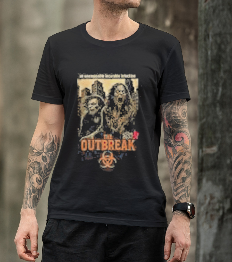 The Outbreak JCW Unstoppable Incurable Infection Retro Zombie T-Shirt