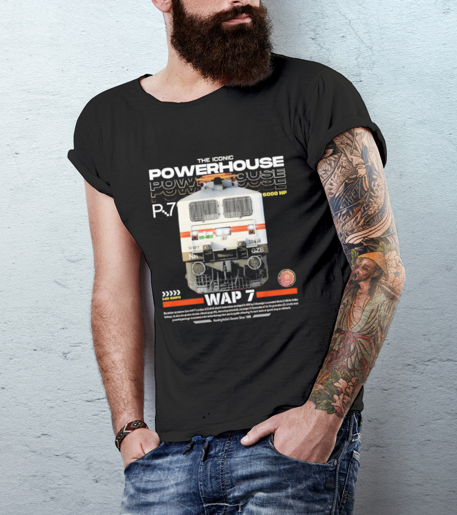 The Iconic Powerhouse WAP 7 R7 6000 HP T-Shirt