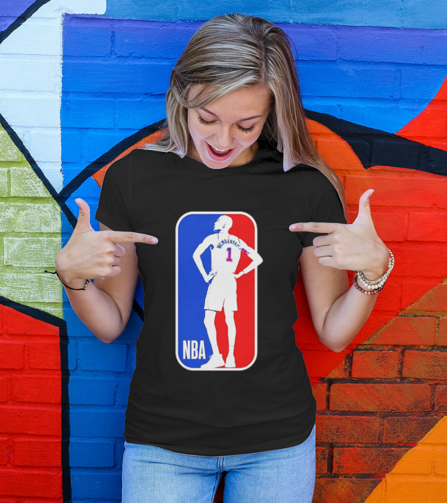 NBA Victor Wembanyama Number 1 Player T-Shirt