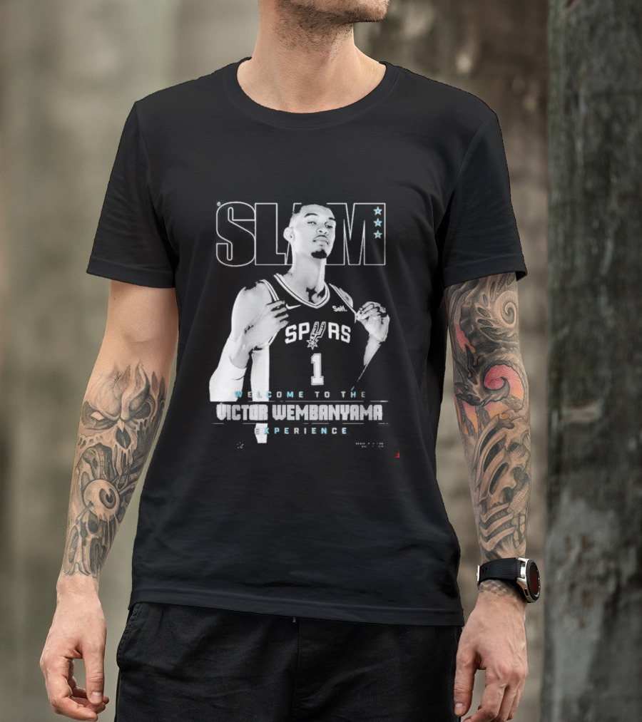 Slam Spurs Victor Wembanyama Welcome To The Future T-Shirt