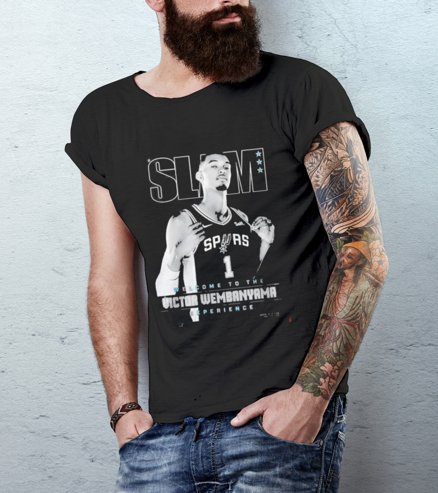 Slam Spurs Victor Wembanyama Welcome To The Future T-Shirt