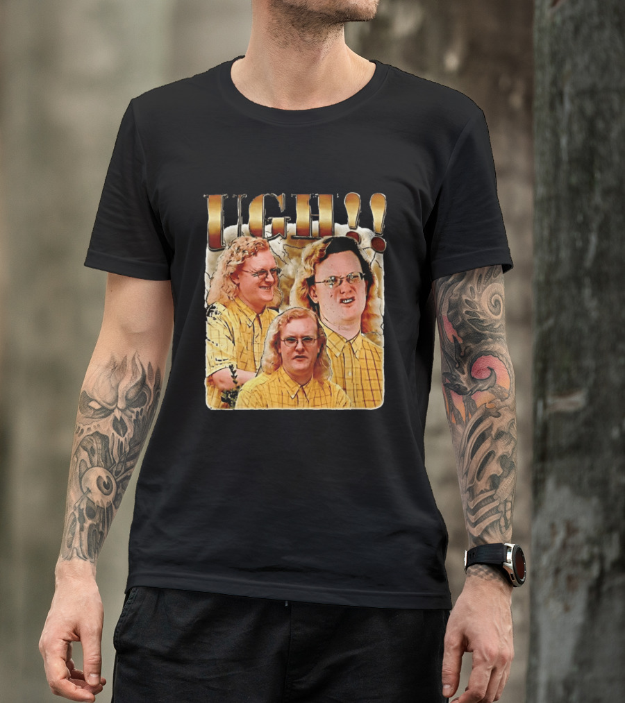 Ughh James Love On The Spectrum UGH!! Yellow Plaid T-Shirt