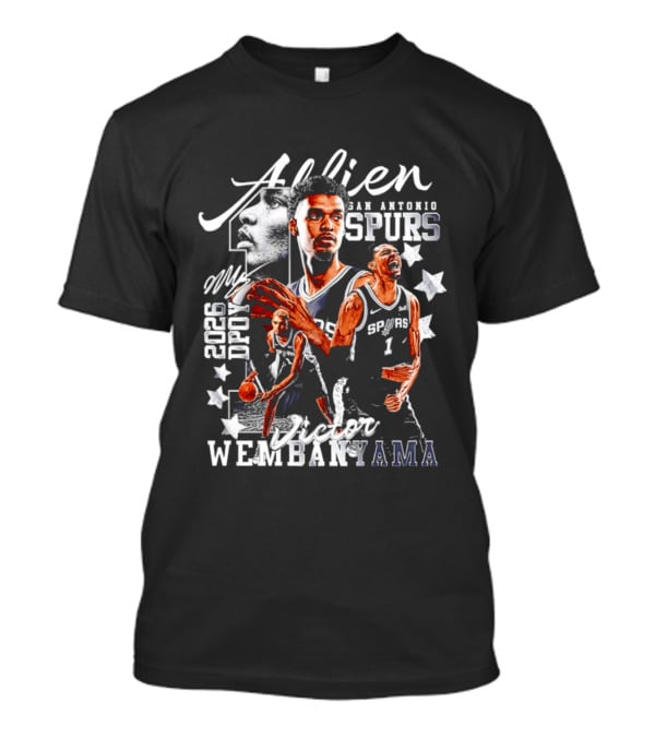 Victor Wembanyama Alien San Antonio Spurs 2026 DPOY T-Shirt