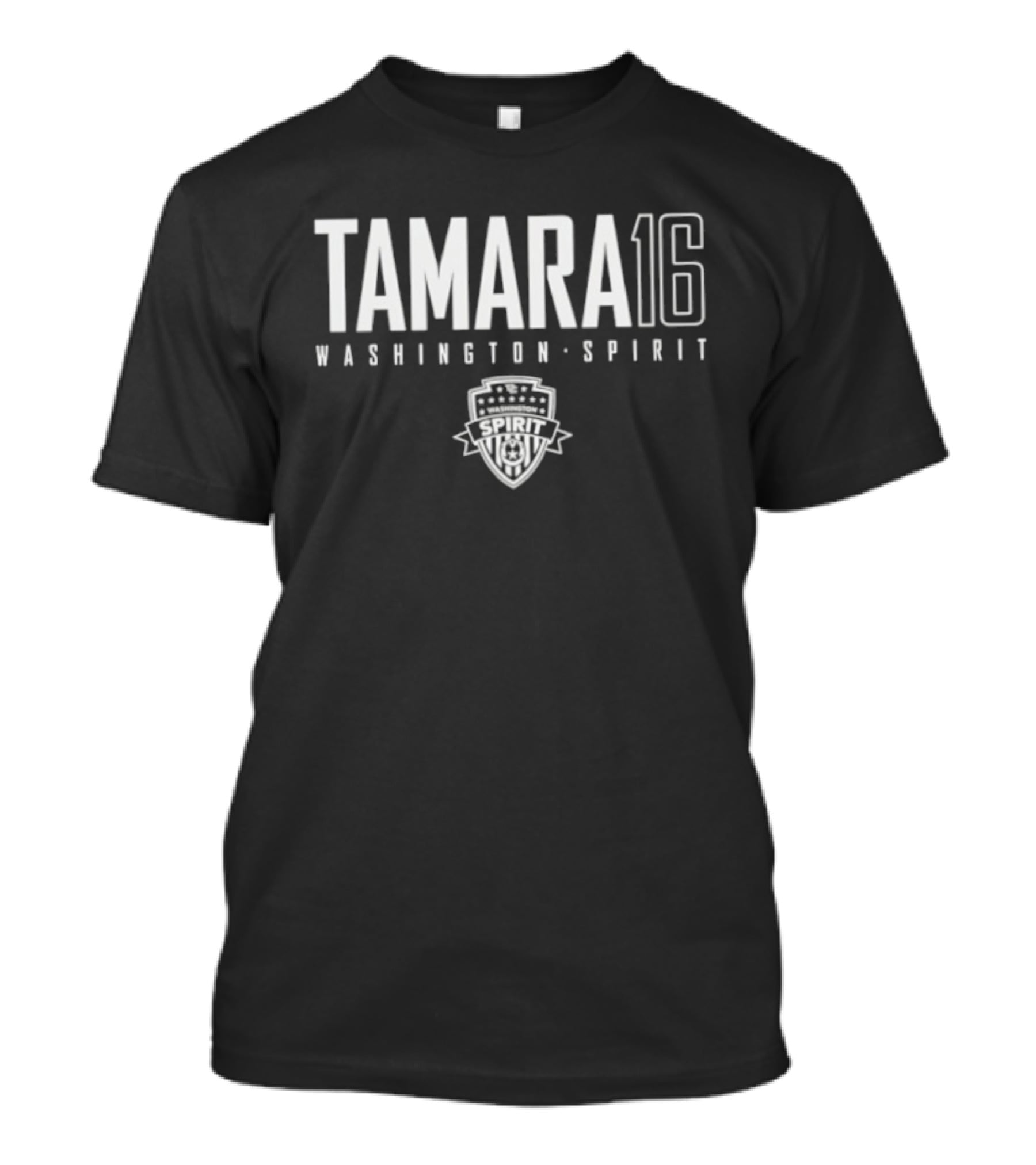 Tamara 16 Washington Spirit NWSL Soccer Team Player Name Number T-Shirt