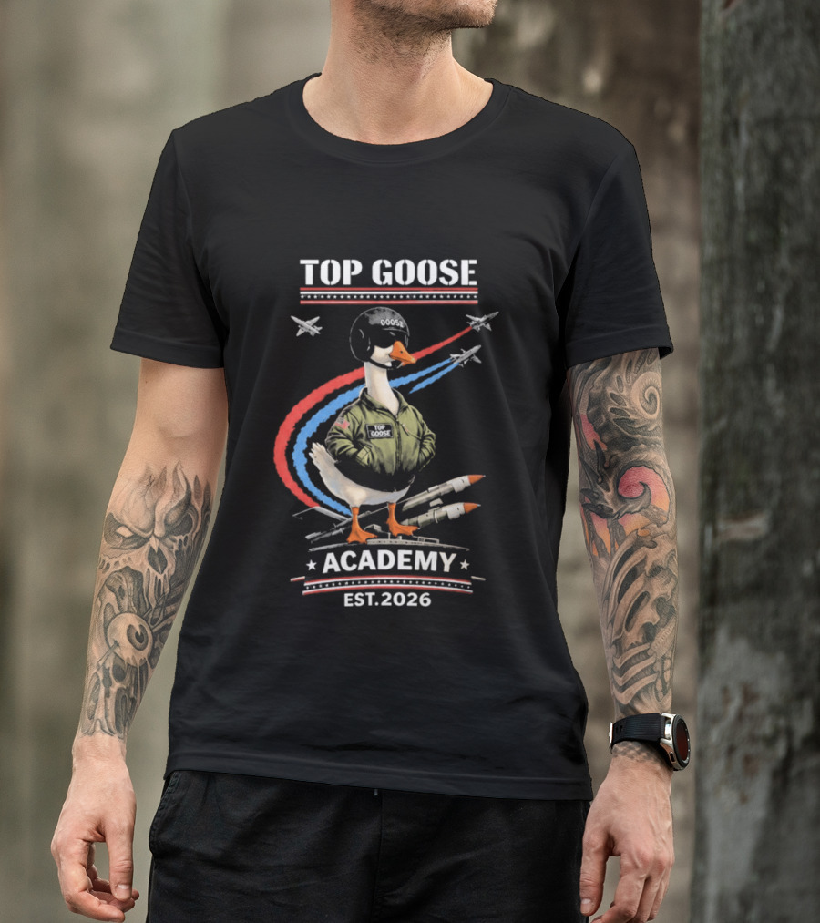 Top Goose Academy 40th Anniversary Wingman Forever Est. 2026 T-Shirt