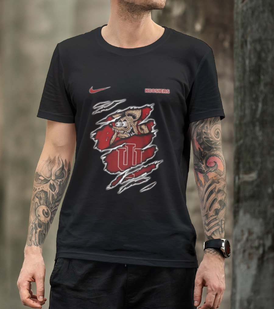 Indiana Hoosiers NCAA Rat Fink Nike Hoosiers Built To Not To Bow T-Shirt