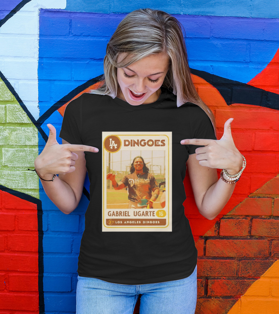 Los Angeles Dingoes Gabriel Ugarte 16 Player Card T-Shirt