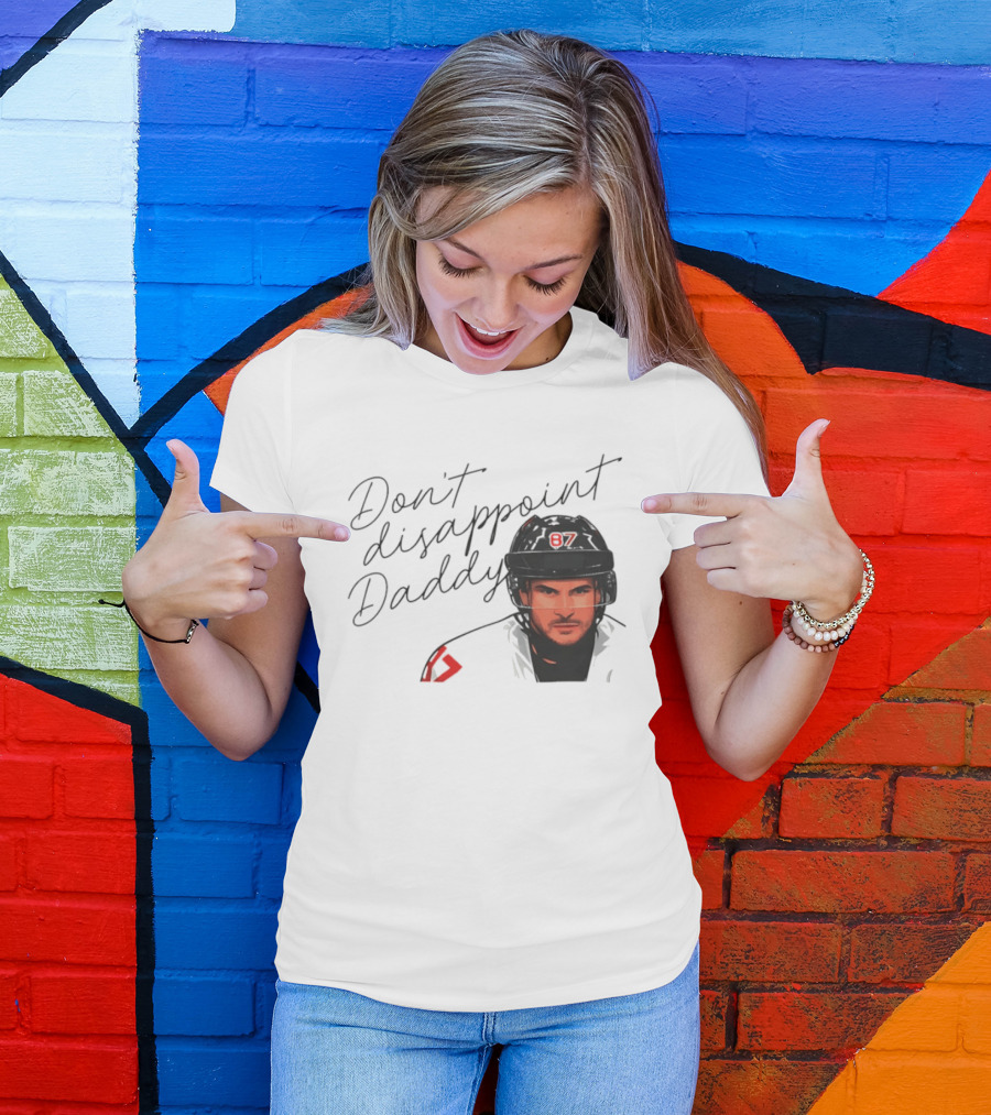 Don't Disappoint Daddy Sidney Crosby Hockey Legend 87 T-Shirt