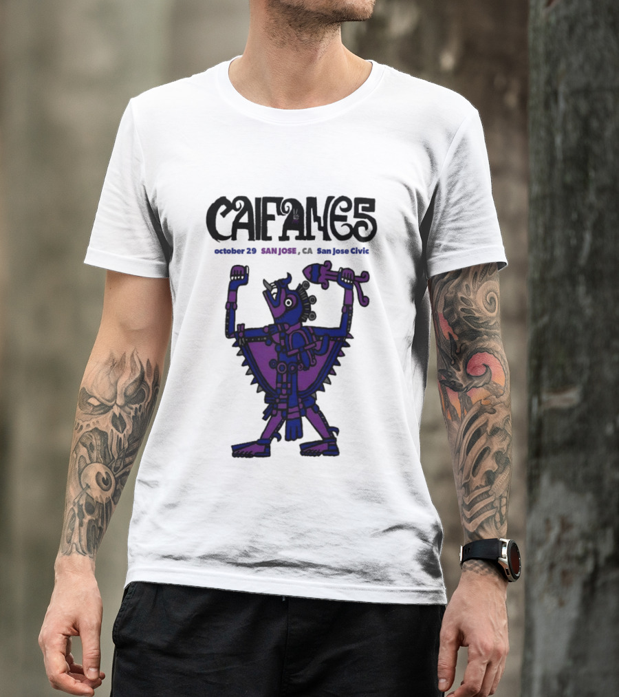 Caifanes October 29 2026 San Jose CA Concert T-Shirt