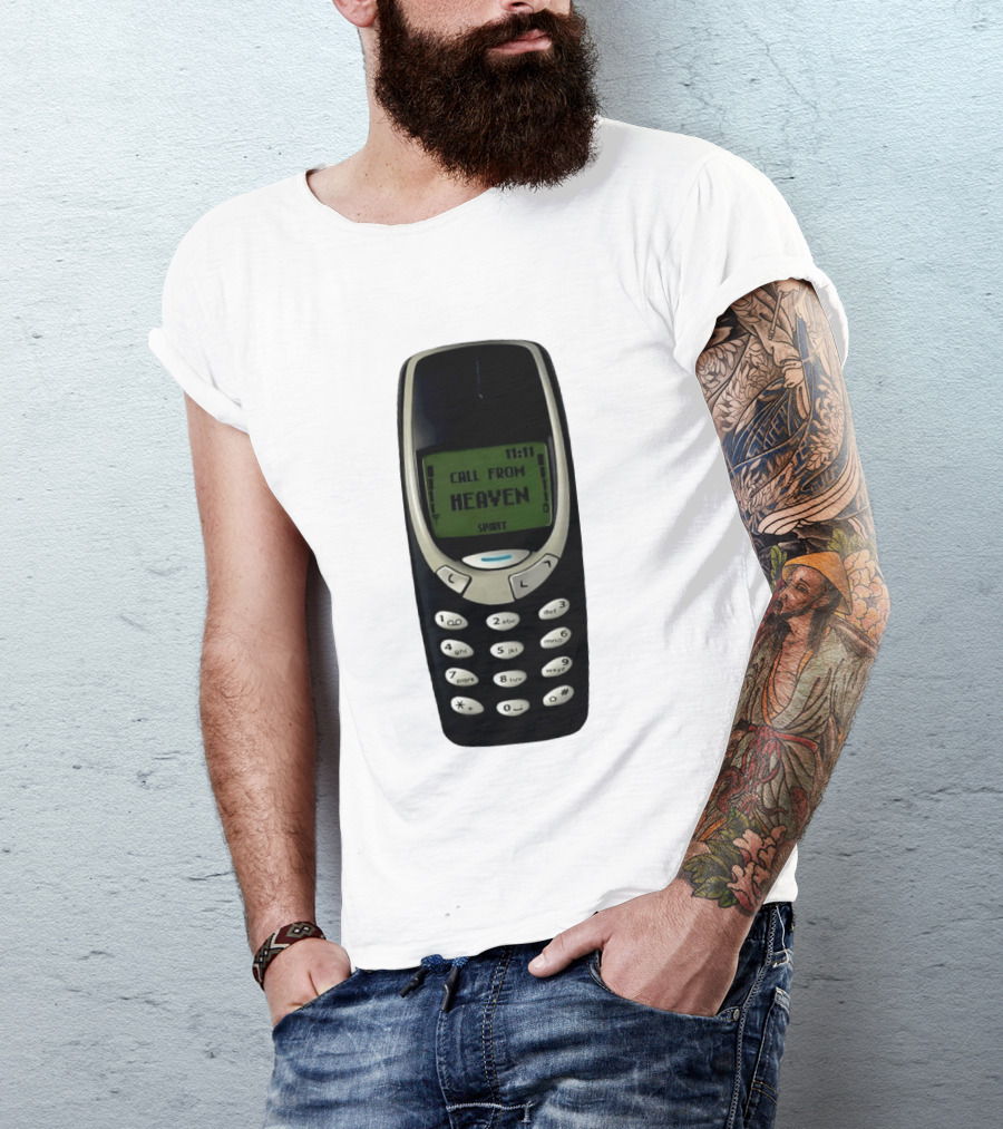 11:11 Call From Heaven Spirit Vintage Phone T-Shirt