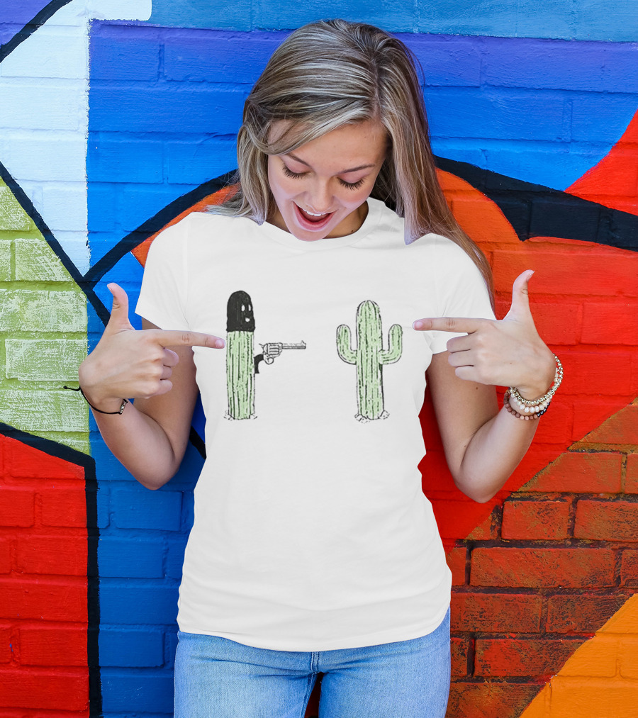 Phil Miller The Last Man On Earth Stick'em Up Cactus Duel T-Shirt