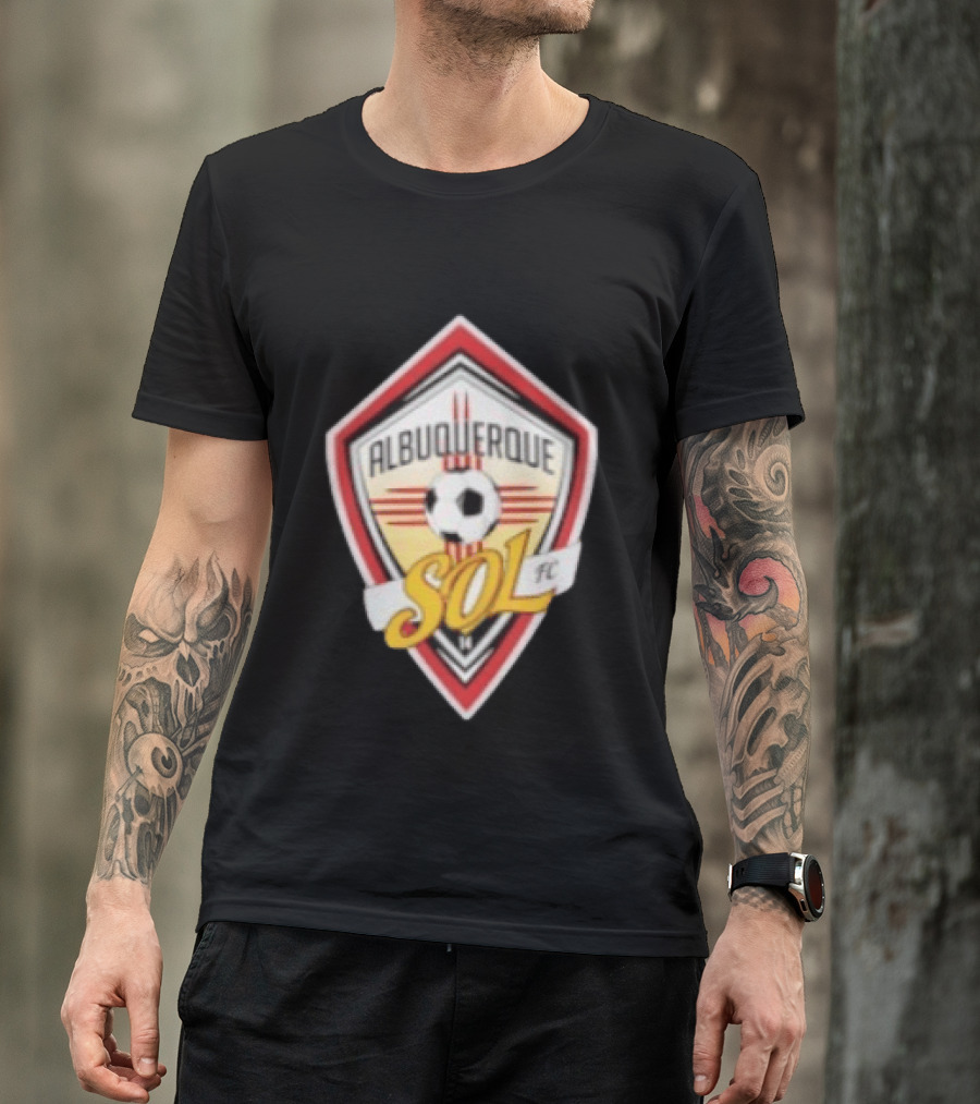 Albuquerque Sol FC Soccer Emblem 2026 Football T-Shirt