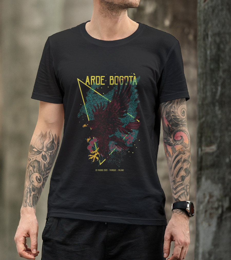 Arde Bogota May 28 2026 Fabrique Milan Italy Eagle Triangles Circles T-Shirt
